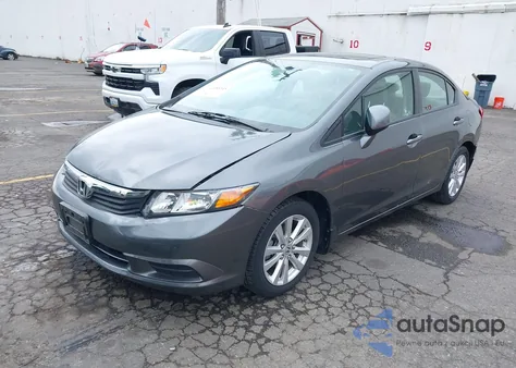 2012 Honda Civic Ex z USA, uszkodzony, nr VIN 19XFB2F82CE370763